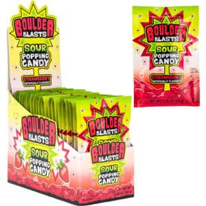 62598-Boulder Blast Sour Strawberry Popping Candy