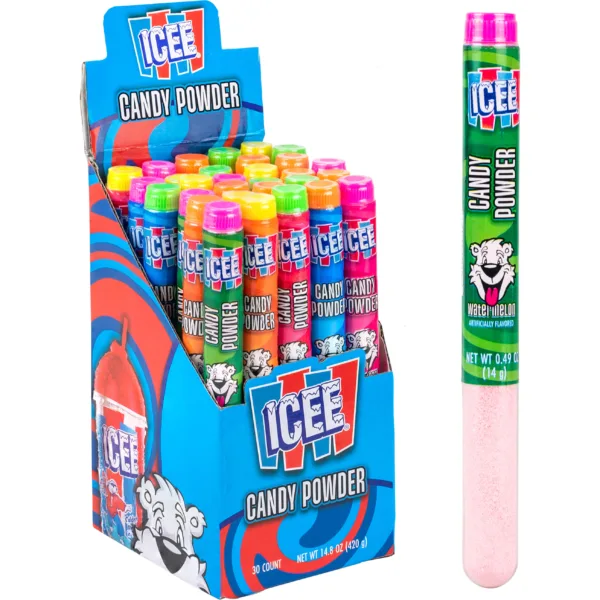 Icee Tubes Candy Powder Kokos Confectionery And Novelty 9422