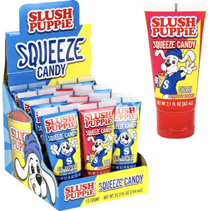 squeeze candy product shot